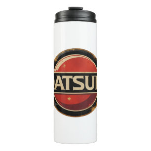 Termo Logo Retro Datsun clásico