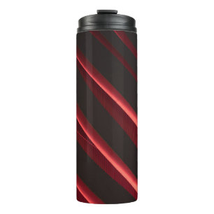 Termo Logo rojo y negro
