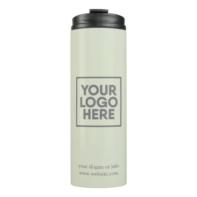 Termo Logo | Terma Minimalista de la Empresa Empresarial (Anverso)