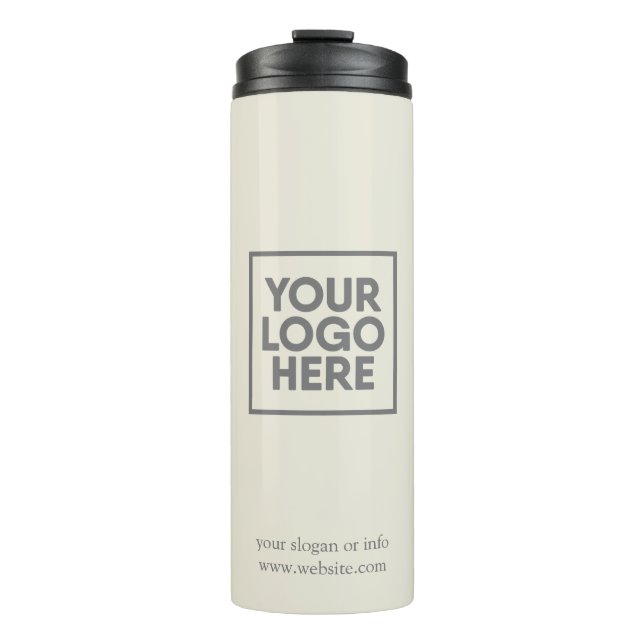 Termo Logo | Terma Minimalista de la Empresa Empresarial (Anverso)