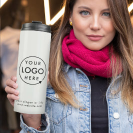 Termo Logotipo comercial | Gris Mínimo Moderno Corporati