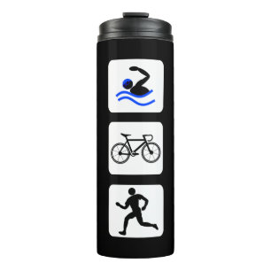 Termo Logotipo de Eventos de Triatleta