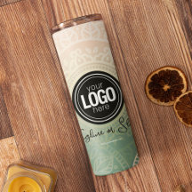Logotipo de negocio personalizado | Yoga verde ele