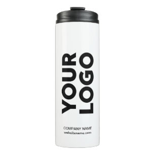 Termo Logotipo y texto del personalizado