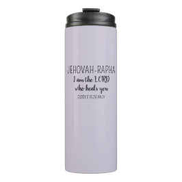 Termo Lord Who Heals Light Purple Simple Christian