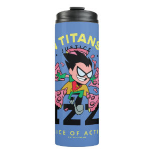 Termo ¡Los adolescentes se van! Robin "Truth Justice Piz