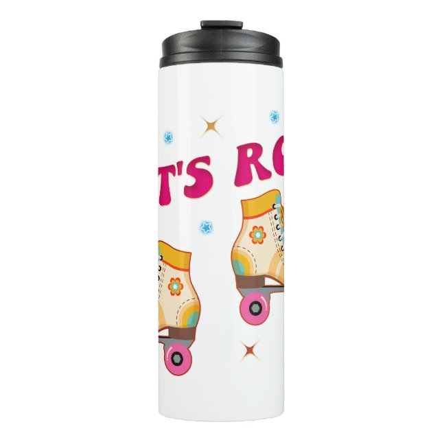 Termo Los amantes del patinaje retro Roll Roller Skate (Anverso)
