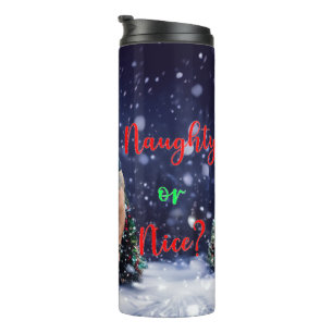 Termo Los árboles de Navidad brillantes de SlipperyJoe d