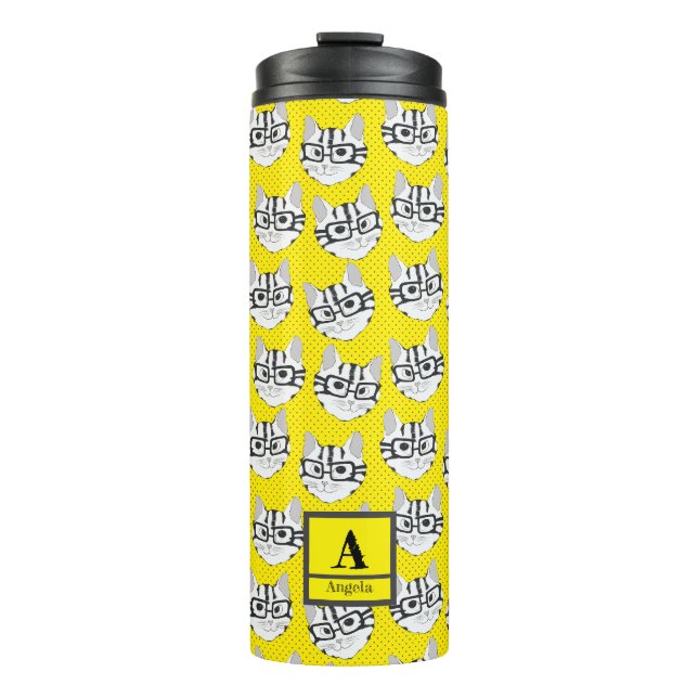 Termo Los Cadstudios Amarillo (Anverso)