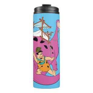 Termo Los Flintstones el   Fred que resbala abajo de la