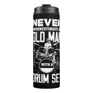 Termo Los Hombres Divertidos Nunca Subestiman A Un Viejo