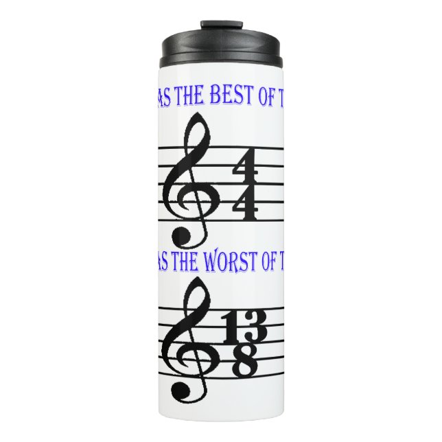 Termo Los mejores tiempos, los peores (Anverso)