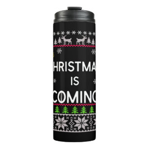 Termo Los navidades vienen Navidades feos, suéter