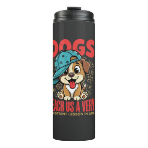 Termo Los perros nos enseñan importantes lecciones de vi