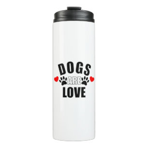 Termo Los perros son amor