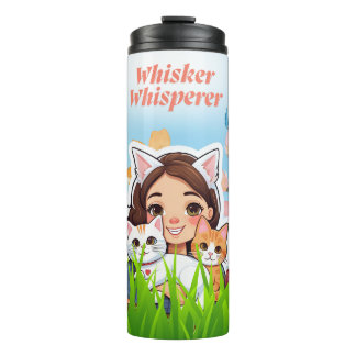 Termo Los Whisperers de Feline Whisker son personas espe