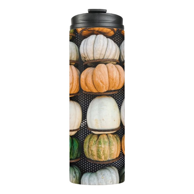Termo lote de calabaza verde y naranja (Anverso)
