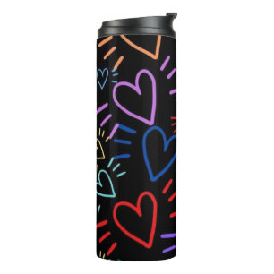 Termo Love Colored Hearts