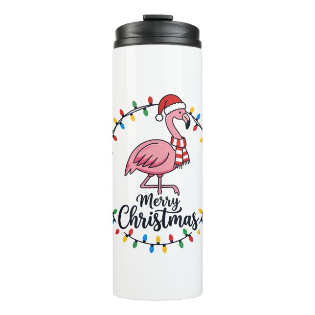 Termo Luces de Navidad de Flamenco Fiesta (Anverso)