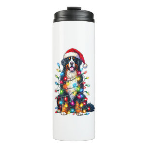 Termo Luces de Navidades de Bernese Mountain Dog