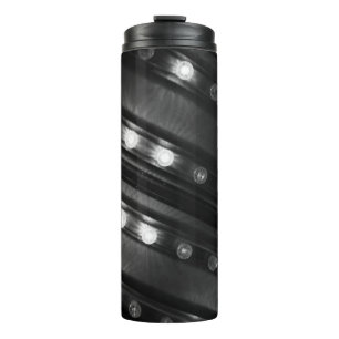 Termo Luces en blanco y negro