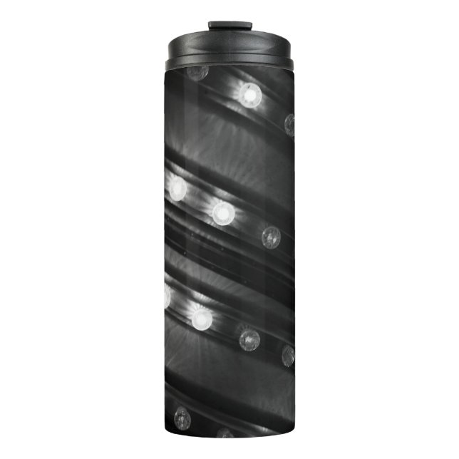 Termo Luces en blanco y negro (Anverso)
