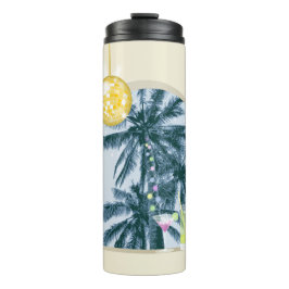 Termo Luces fiestas, cócteles y Discoteca debajo de las