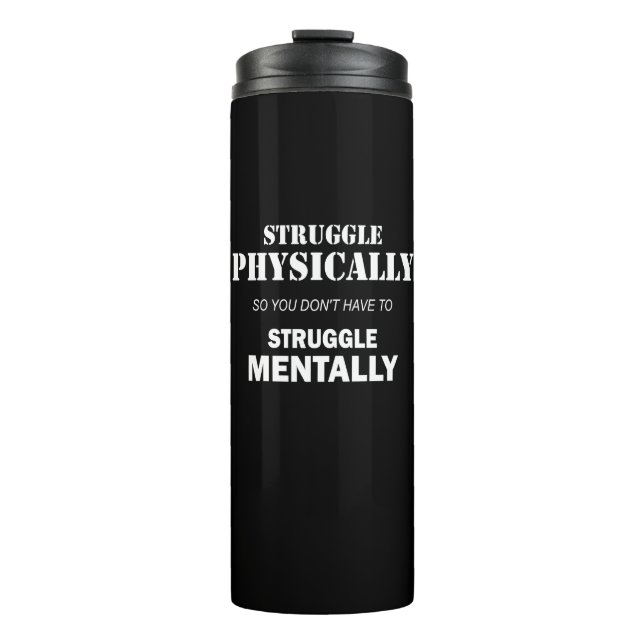 Termo Luchar Físicamente No Mental (Anverso)
