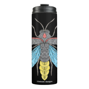 Termo Luciérnaga (solitaria negra) - Tumbler Térmico