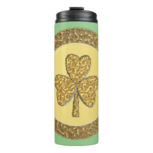Termo Lucky Irish Shamrock Gold Coin