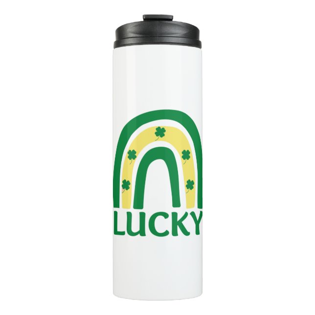 Termo Lucky Shamrock Rainbow St Patrys (Anverso)