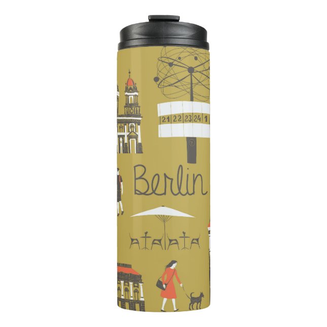 Termo Lugares emblemáticos de Berlín, Ilustracion monume (Anverso)