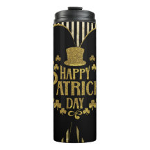 Lujo Feliz Día de San Patricio, Tumbler Shamrock