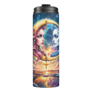 Termo Luna del Equilibrio Eterno – Almas de Fuego y Agua