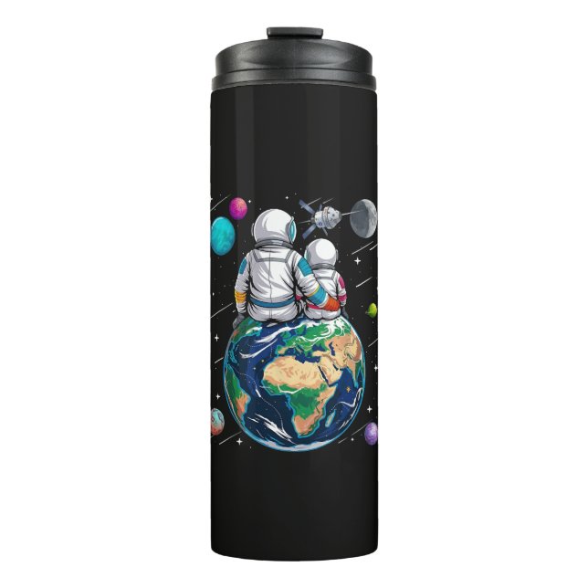 Termo Luna y astronauta (Anverso)