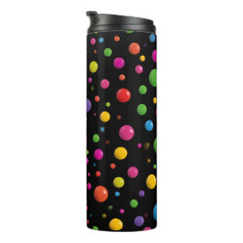 Termo Lunares Multicolores Brillantes