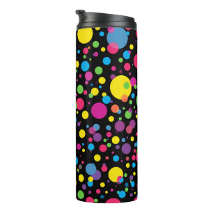 Termo Lunares Multicolores Brillantes