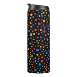 Termo Lunares Multicolores Brillantes