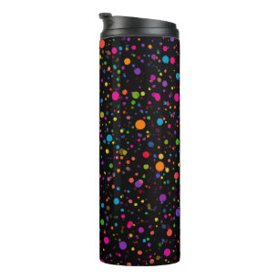 Termo Lunares Multicolores Brillantes