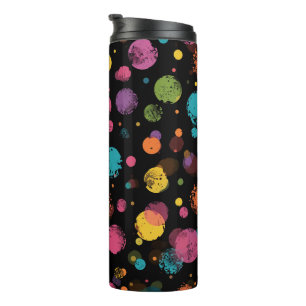 Termo Lunares Multicolores Brillantes