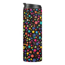 Termo Lunares Multicolores Brillantes