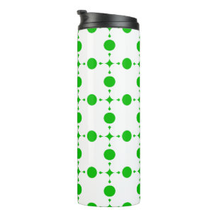 Termo Lunares Verdes, Patrón de Lunares, Lunares, Con Lu