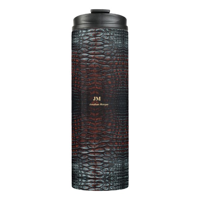 Termo Luxury Executive Monogram Premium Leather  (Anverso)