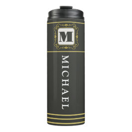 Termo Luxury minimal Modern monogram