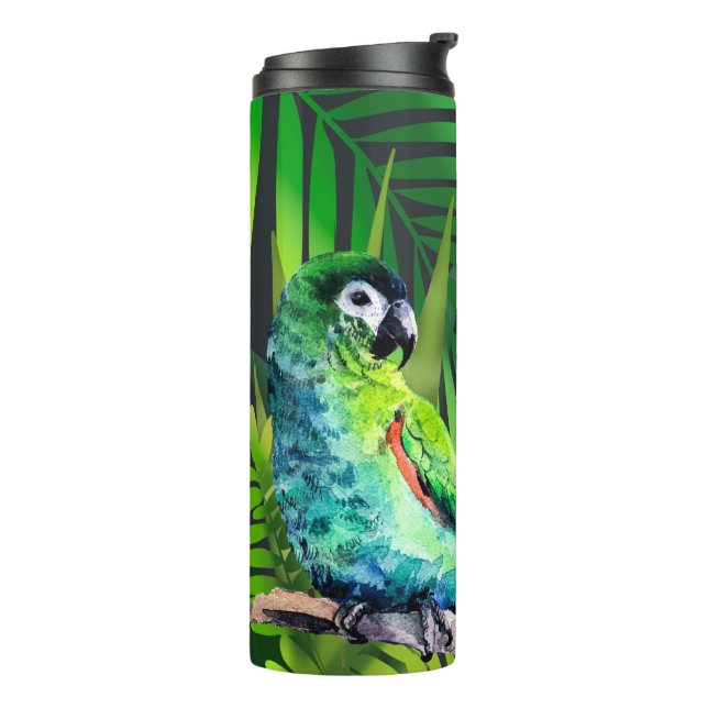 Termo Macaw de Hahn en la selva (Rotado hacia la izquierda)