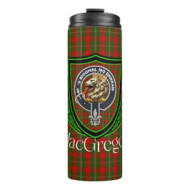 Termo MacGregor Scottish Clan Tartan & Crest
