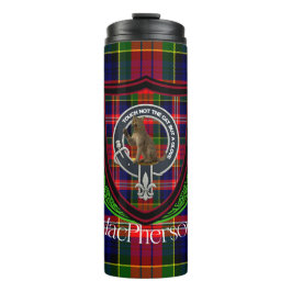 Termo MacPherson Scottish Clan Tartan & Crest