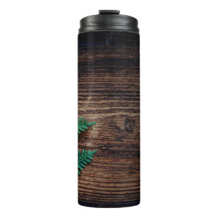 Termo Madera de la planta de hierro grano de helecho peq