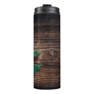 Termo Madera de la planta de hierro grano de helecho peq