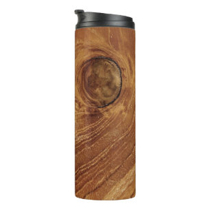 Termo Madera de madera de teca rústica de madera textura